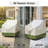 2-Piece High-Quality 600D Oxford Fabric Outdoor Furniture Cover With Handles-1235664443