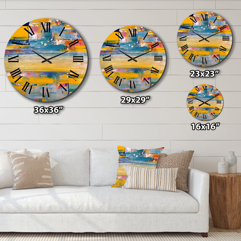 Horloge murale «Every Little Ocean Sunset», Grand