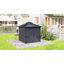 Outsunny 2.5 x 2.5 m Outdoor Hardtop Gazebo Canopy w/Metal Frame Dark Grey