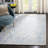 Oakton Hand Tufted Wool/Cotton/Latex Oriental Rug in Ivory/Blue-739049274