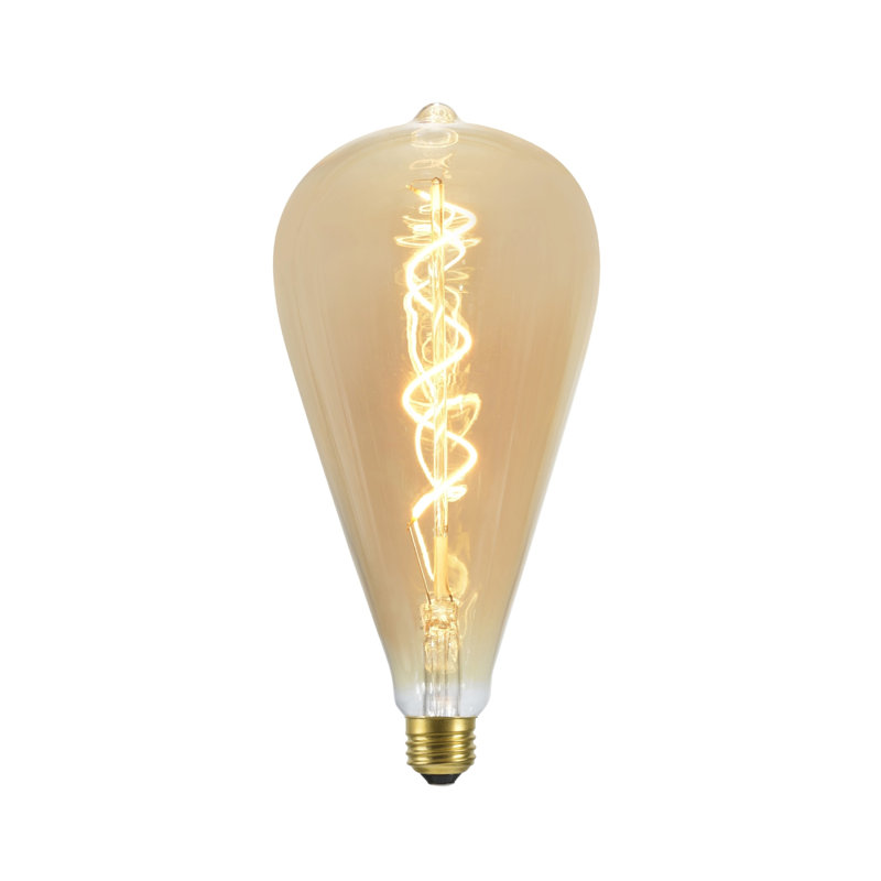 4 Watt (25 Watt Equivalent), ST120 LED Non-Dimmable Light Bulb, (2700K) E26/Medium (Standard) Base