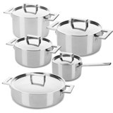 Attiva Kitchen Set - 10 Pieces - Stainless Steel