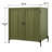 Deemston Bar Cabinet – Pistachio Finish, Hickory Veneers, Wine Storage Cabinet with Shelves