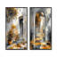 Orange orange andalou Allure Grèce porte I - ensemble d'art mural 2 pièces Grèce-168083559-168083552