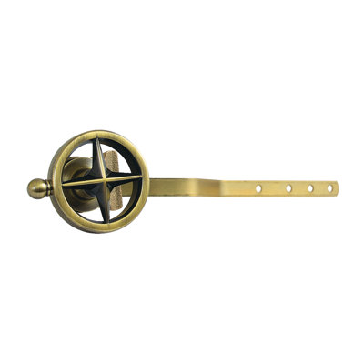 Kingston Brass Levante Front Mount Toilet Tank Lever With Knurled Handle