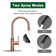 Pull Down Kitchen Faucet with Single Handle and Deck Plate