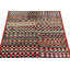 Pasha Wool Area Rug in Red/Pink/Green/Blue
