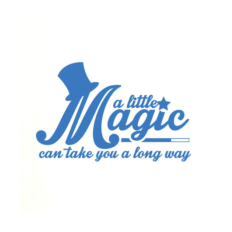 Wall Decal, Blue, Medium