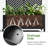 Metal Planter Box with Trellis with Wheels-1081861577