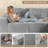 Luxury Grey Sofas, Chenille Modular Cloud Design, Ideal For Modern Homes