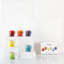 Le Creuset Stoneware Set of 6 Rainbow Espresso Mugs