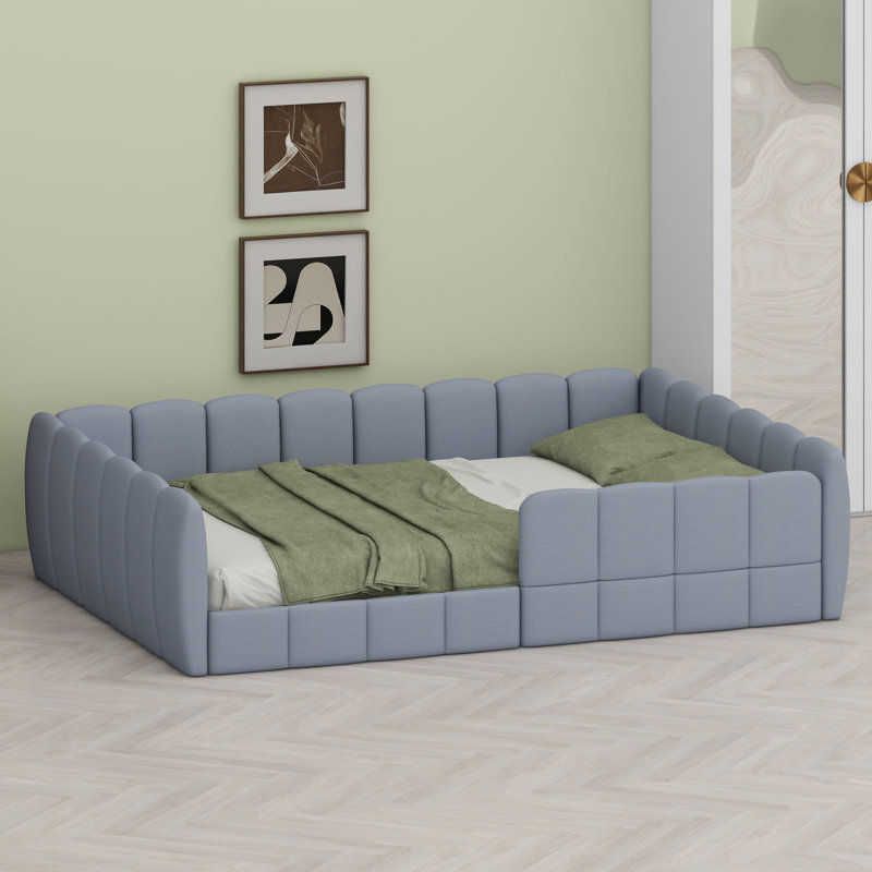 Lit tapissier moderne, Grey