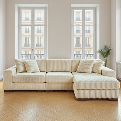 Canapé modulaire 3 pièces Lindyn