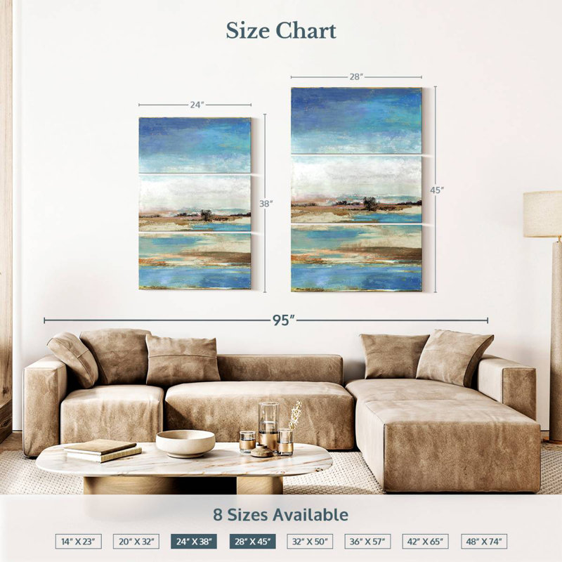Avery Waterfront, 38" H x 24" W