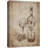 Rustic Bevera " Retro Vintage Grape Wine Sketch "-94537558