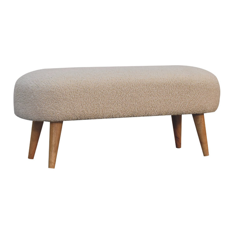 Joete Cotton Blend Upholstered Bench