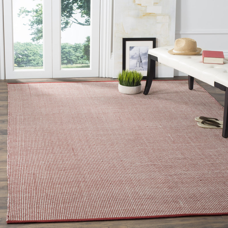 Cayman Hand Woven Cotton Rug, Rectangle 6' x 9'