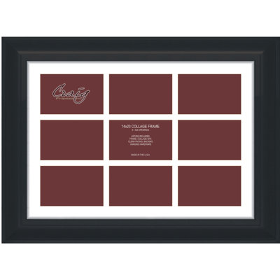 Bednarz Black Matte Picture Frame with Mat