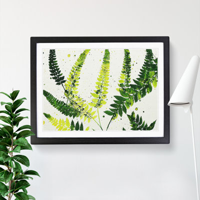 Fern Leaf Splash Vol.4 - Single Picture Frame Painting