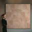 Très grand art mural imprimé sur tissu - Blocs abstraits neutres brun clair, décoration de salon moderne - «Assemblage requis du cadre (cadre non fini)»-130841922
