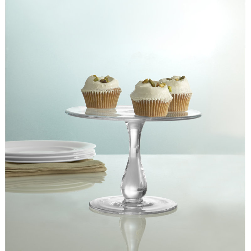 Holiday Glass Cake Stand