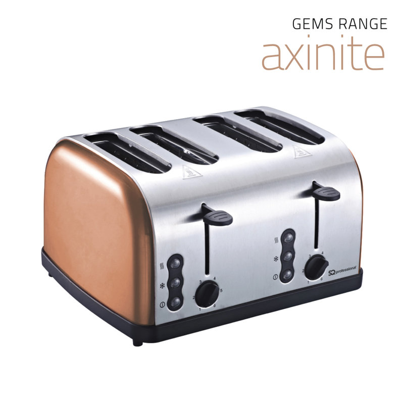 Sq Professional Gems 4 Slice Toaster, Copper