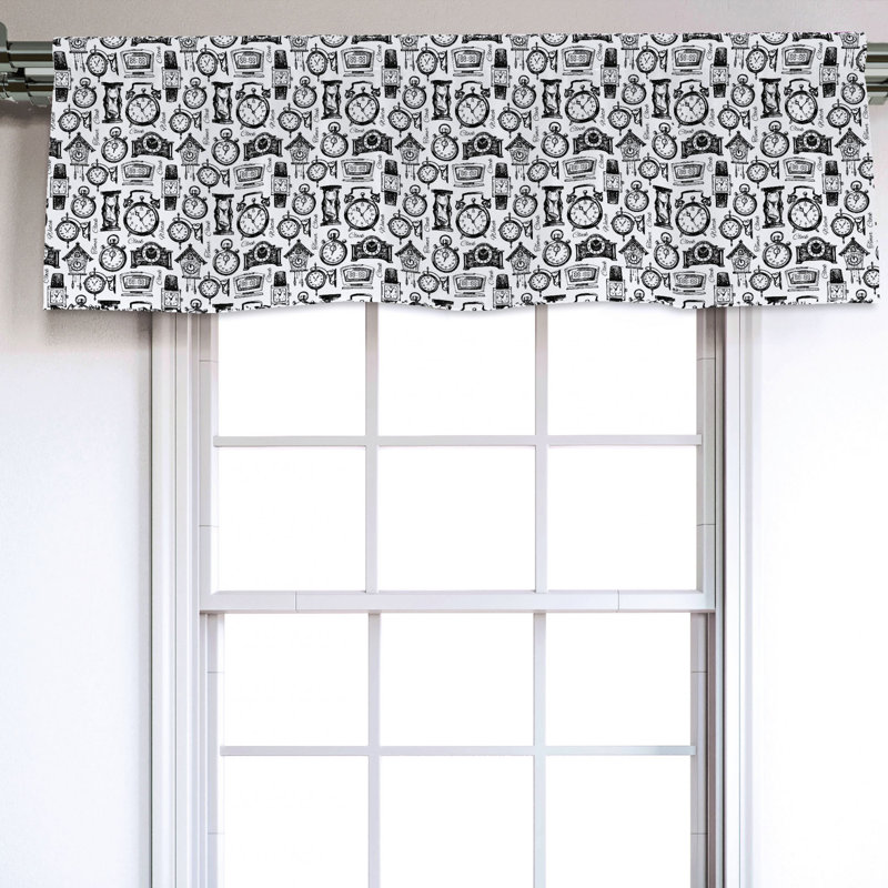 Sateen Ruffled Window Valance
