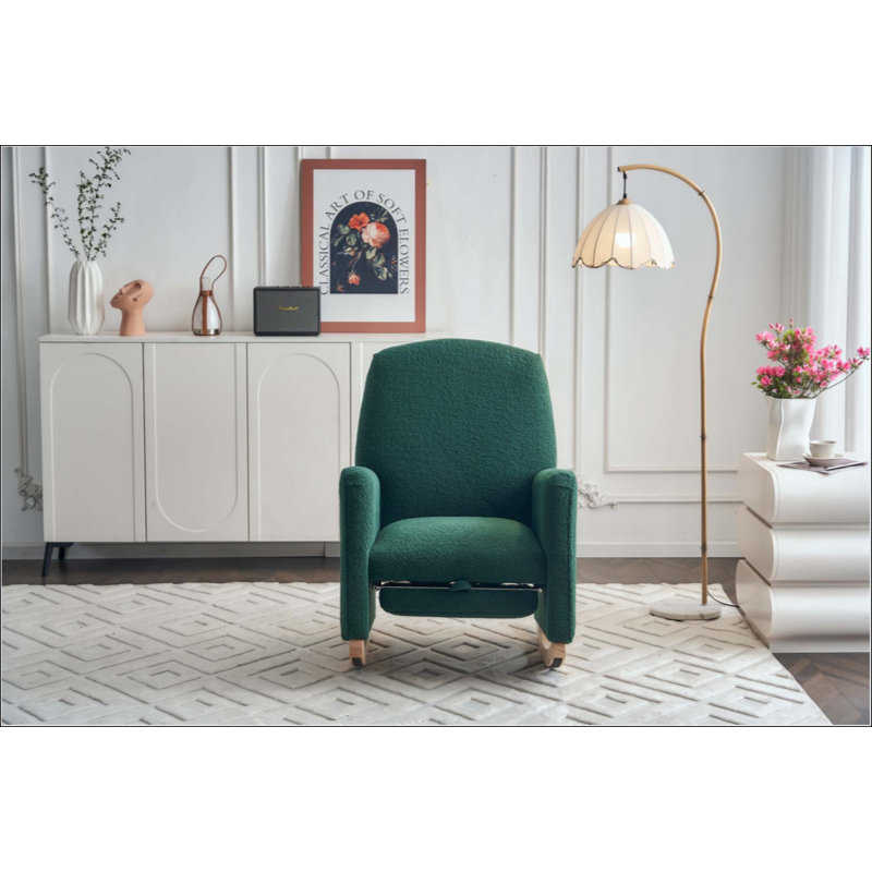 Chaise berçante Teddy, Vert