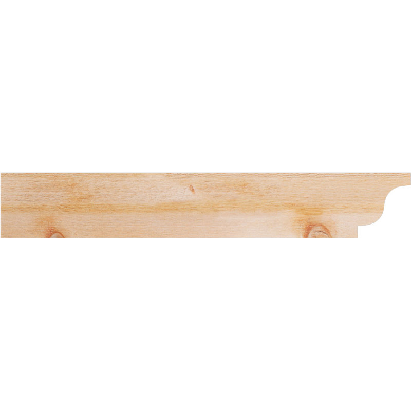 Queue de chevron Newport, Cèdre rouge de l'Ouest, 6" H x 36" W x 4" D