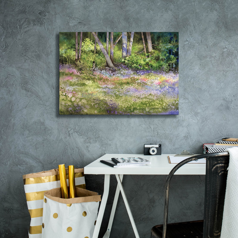 Art mural sur toile Epic Graffiti «Springtime Woods» par Kathleen Parr, H 18 po x l 26 po x P 0,75 po