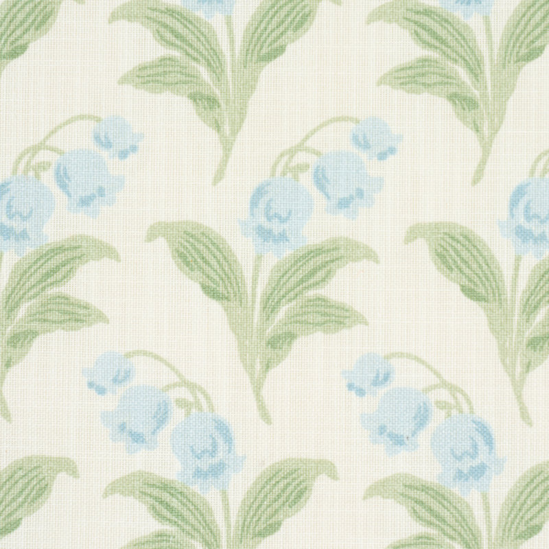 Lily Of The Valley Indoor/Outdoor Fabric, Bluebell