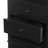 Bathroom, Kitchen, Living Room Cabinet - Black Triangle Model 3 Drawers, Adjustable Shelves , Water-, Metal Handles Tall For Home Decoration Fashion-315168715