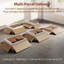 Ensemble de table de salle à manger extensible avec 10 chaises en bois massif, conception amovible pour les rassemblements de salle à manger-1165332957