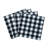 Gerede Polyester, Cotton Gingham Square Napkin-1304643647