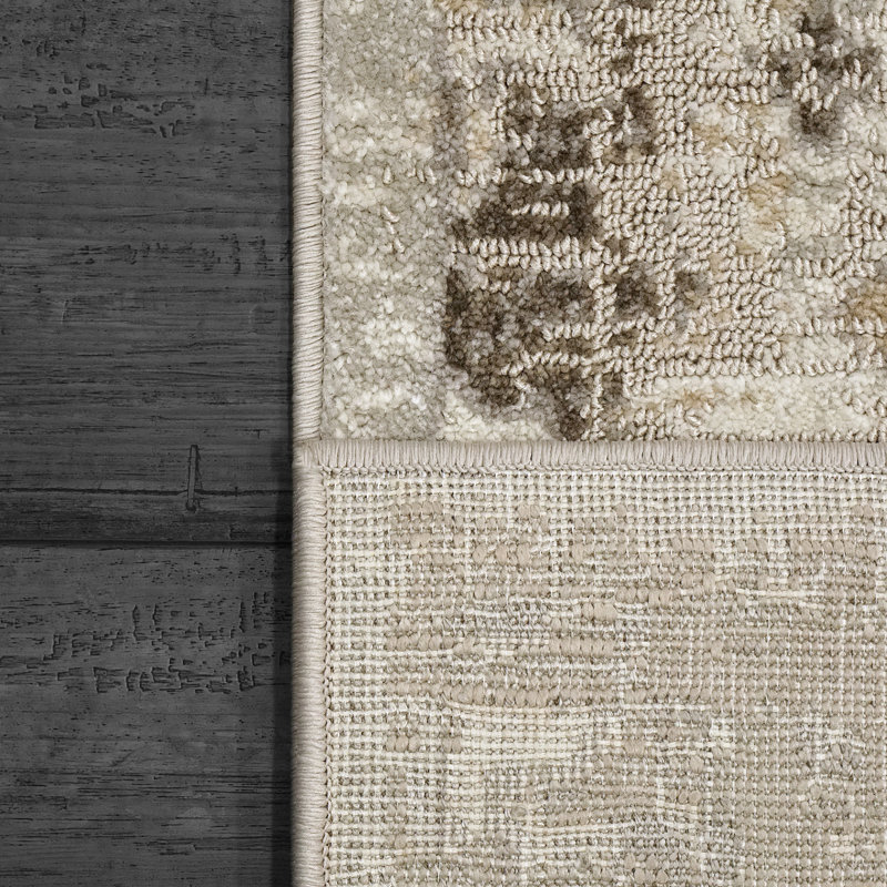 Damask Indoor Rug, Runner 2'2" x 7'7"