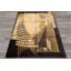 Tapis art déco tibétain en laine noué à la main 8 x 10 po