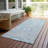 Khiron Washable Geometric Indoor / Outdoor Rug-1103731312