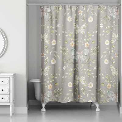 Rideau de douche simple Anglina