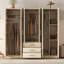 Armoire autoportante 6 pièces H 68 po x l 70,9 po x P 19,2 po
