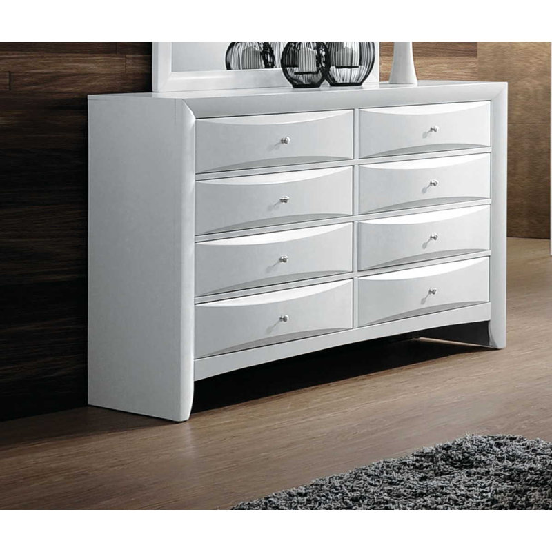 Malaika 59'' W 8 - Drawer Dresser, White