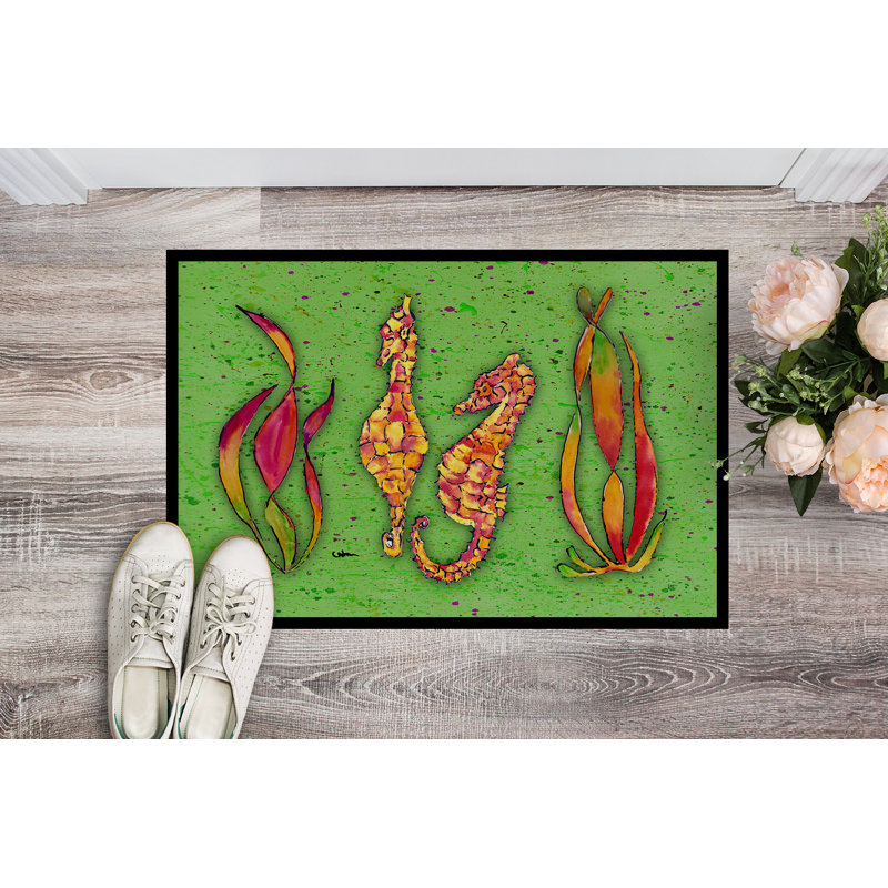 Tapis d'intérieur antidérapant Seahorse, Rectangle 2 pi x 3 pi