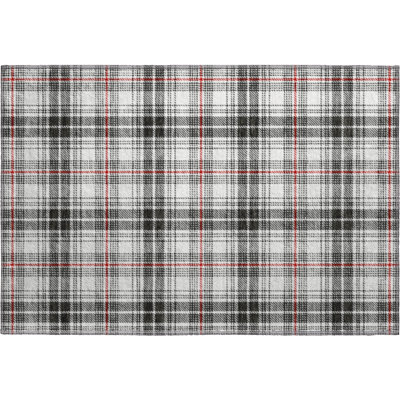 Premium Machine Washable Natoma AMF993 Plaid Rug