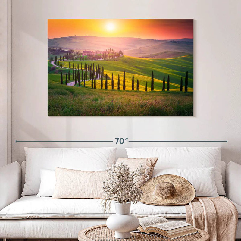 Vanna Sun sur la Toscane, H 32 po x l 48 po