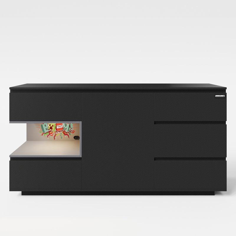 Minecraft 5 Drawers Combo Dresser