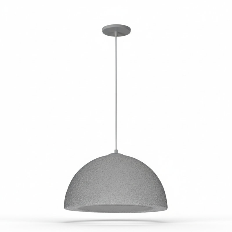 Luminaire suspendu 1 lumière Reese - Gris, Grey, Grey