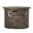 Leopold Stone Propane Smokeless Fire Pit Table with Hidden Fuel Tank