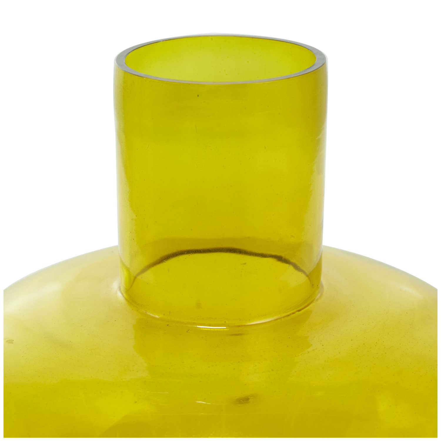 Glass Table Vase, Green