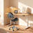 Adjustable Height Saddle Stool Chair with Wheels