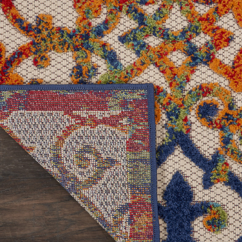 Tapis transitionnel multicolore Newton, Tapis de couloir 2 pi 3 po x 10 pi