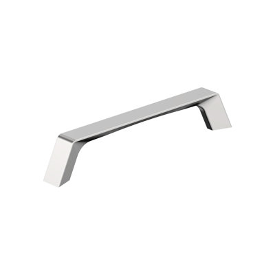 Evolve 5-1/16 inch (128mm) Center-to-Center Polished Chrome Cabinet Pull - 25 Pack